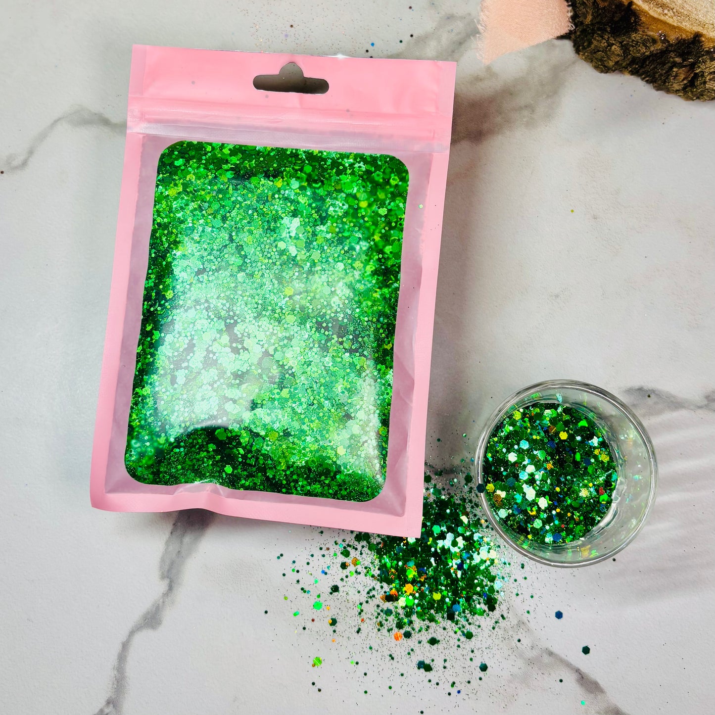 Paillettes holographiques | Vert