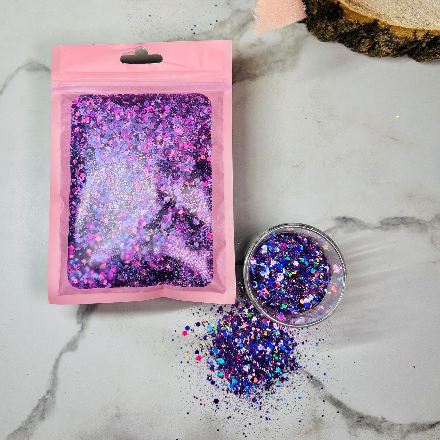 Paillettes holographiques | Mauve