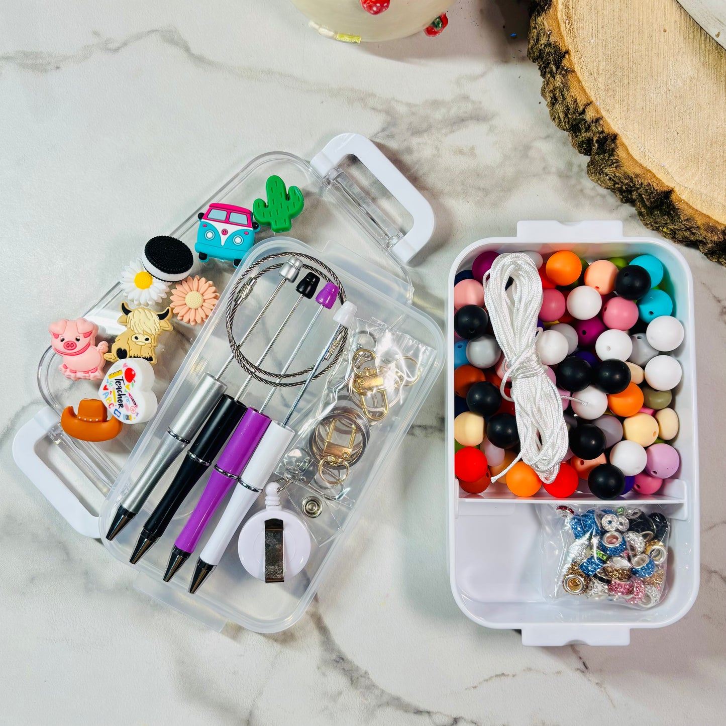Kit DIY Créatif | Pour accessoires en perles de silicone
