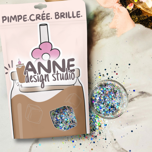 Paillettes holographiques | Argent