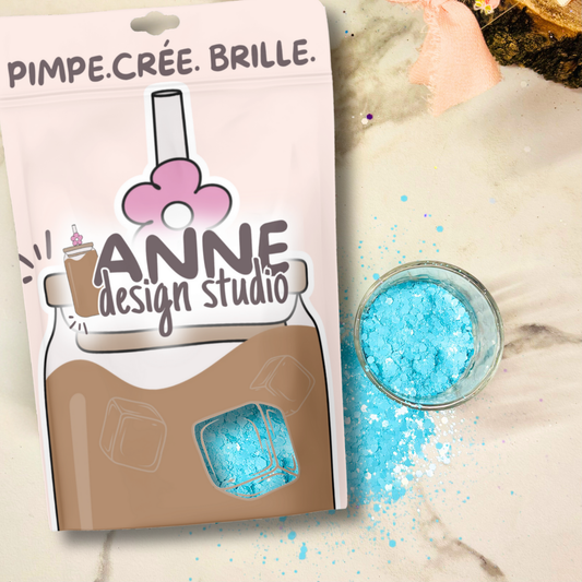 Paillettes mattes | Bleu clair