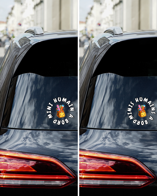 Autocollant pour voiture - Mini humain