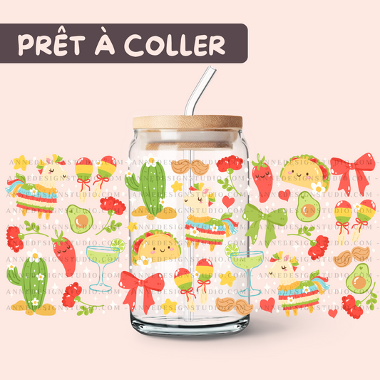 Autocollants UV DTF | Taco loco