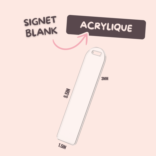 Signet vierge | Acrylique