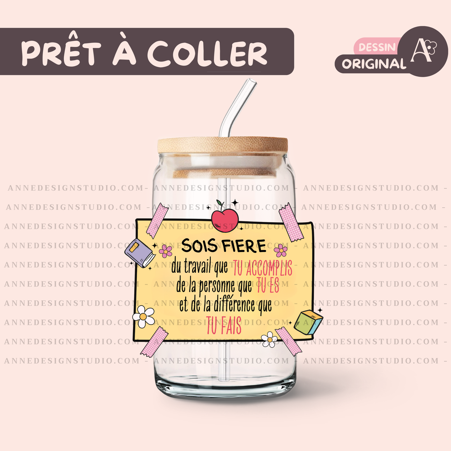 LIQUIDATION UV DTF | Cute & métiers