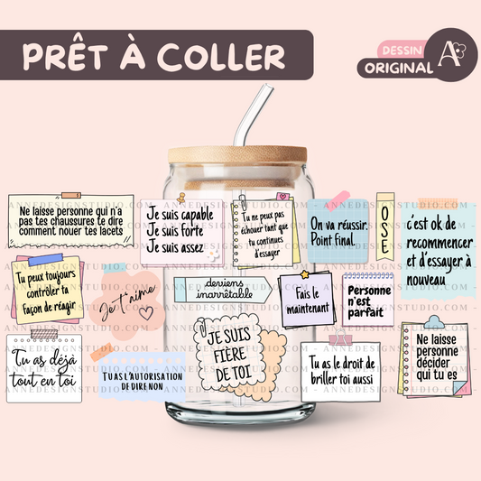 Autocollants UV DTF | Notes